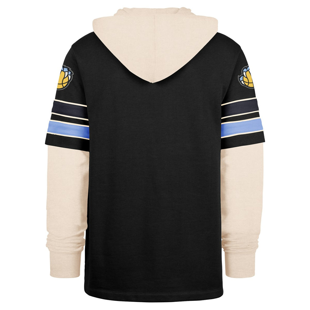 Memphis Grizzlies '47 Split Zone Cornerback Duo Hoodie - Black discount