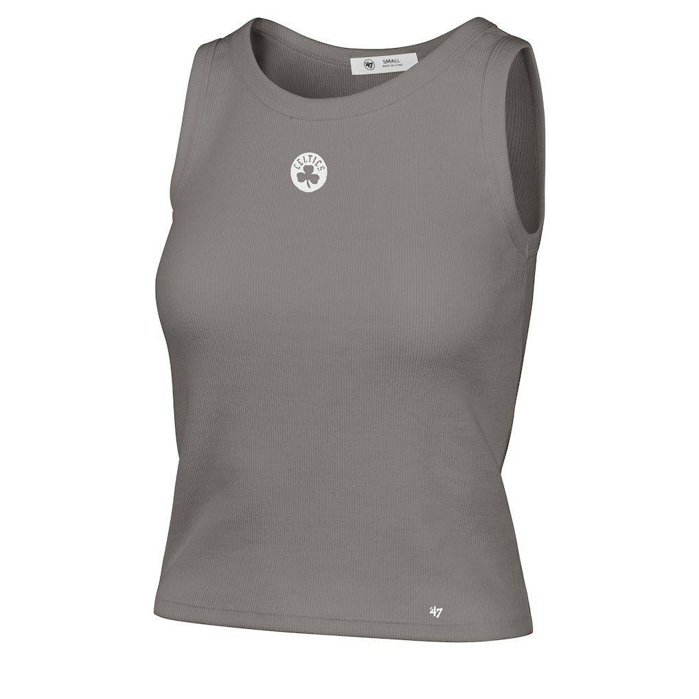 Boston Celtics '47 Women's Cropped Skyhook Baby Rib Tank - Gray discount