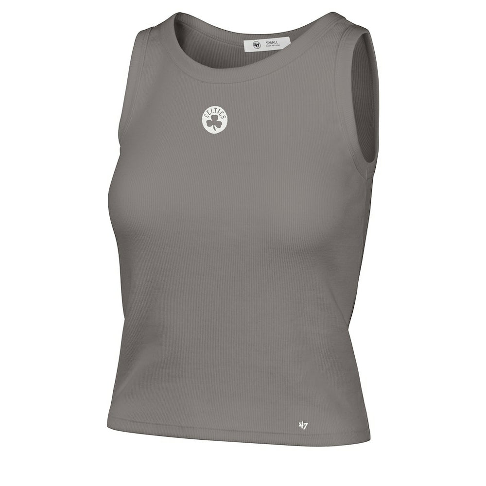 Boston Celtics '47 Women's Cropped Skyhook Baby Rib Tank - Gray discount