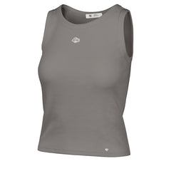 Los Angeles Lakers '47 Women's Cropped Skyhook Baby Rib Tank - Gray shop