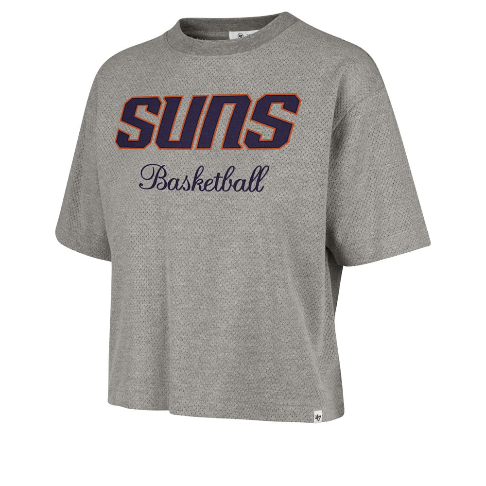 Phoenix Suns '47 Women's Pivot Drop Needle Cropped T-Shirt - Gray outlet
