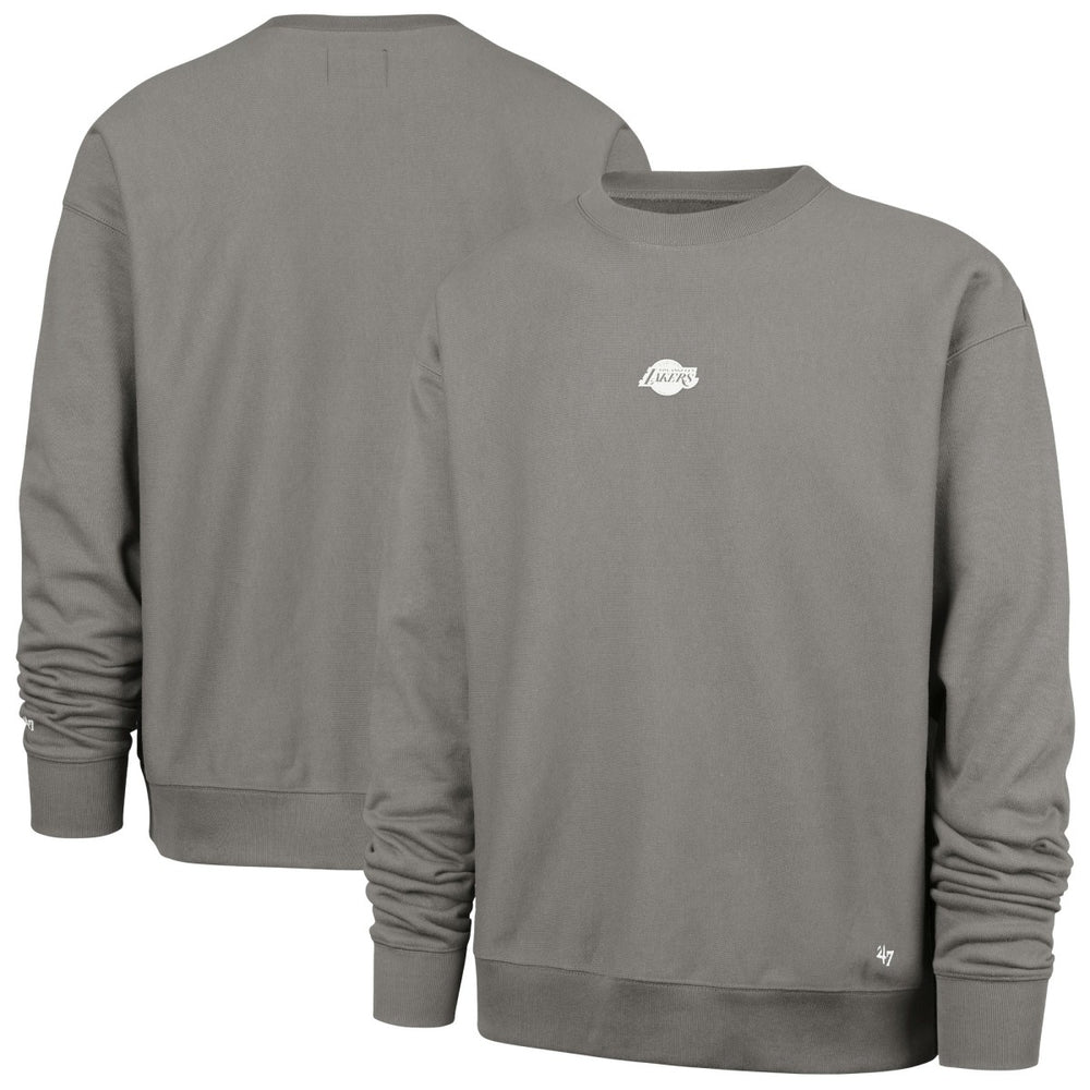 Los Angeles Lakers '47 Offside Foundation Crew Neck Sweatshirt - Gray outlet