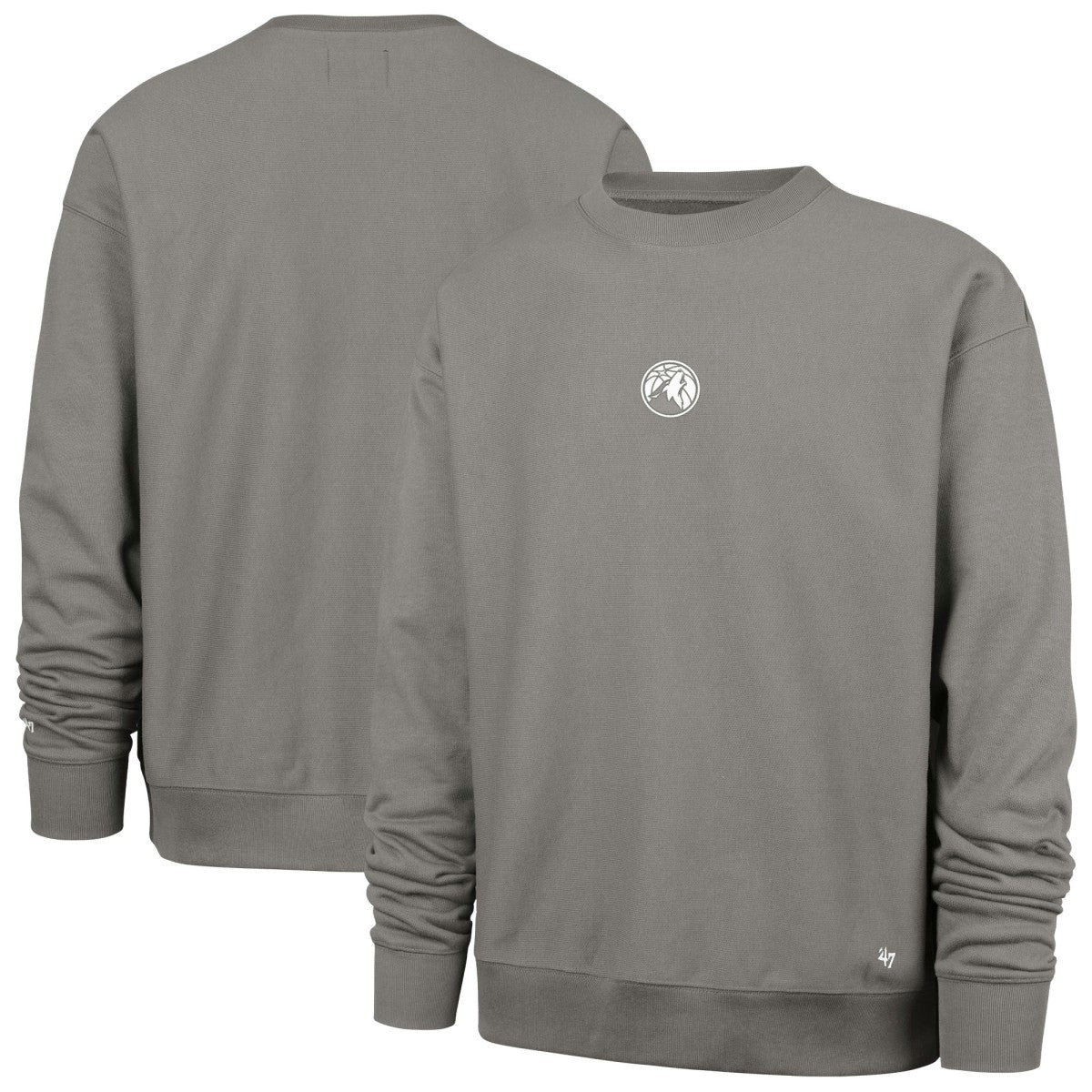Minnesota Timberwolves '47 Offside Foundation Crew Neck Sweatshirt - Gray sale