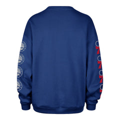 Philadelphia 76ers '47 Women's Go Big Oversized Sweatshirt - Royal discount