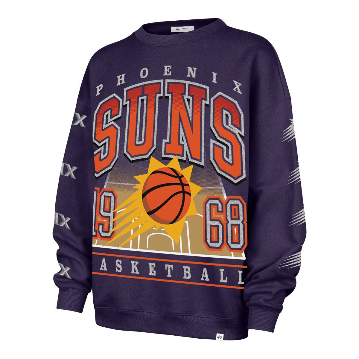 Phoenix Suns '47 Women's Go Big Oversized Sweatshirt - Purple online