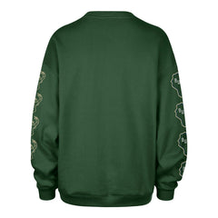 Milwaukee Bucks '47 Women's Go Big Oversized Sweatshirt - Hunter Green for sale