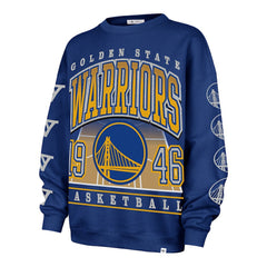 Golden State Warriors '47 Women's Go Big Oversized Sweatshirt sale - Royal for sale