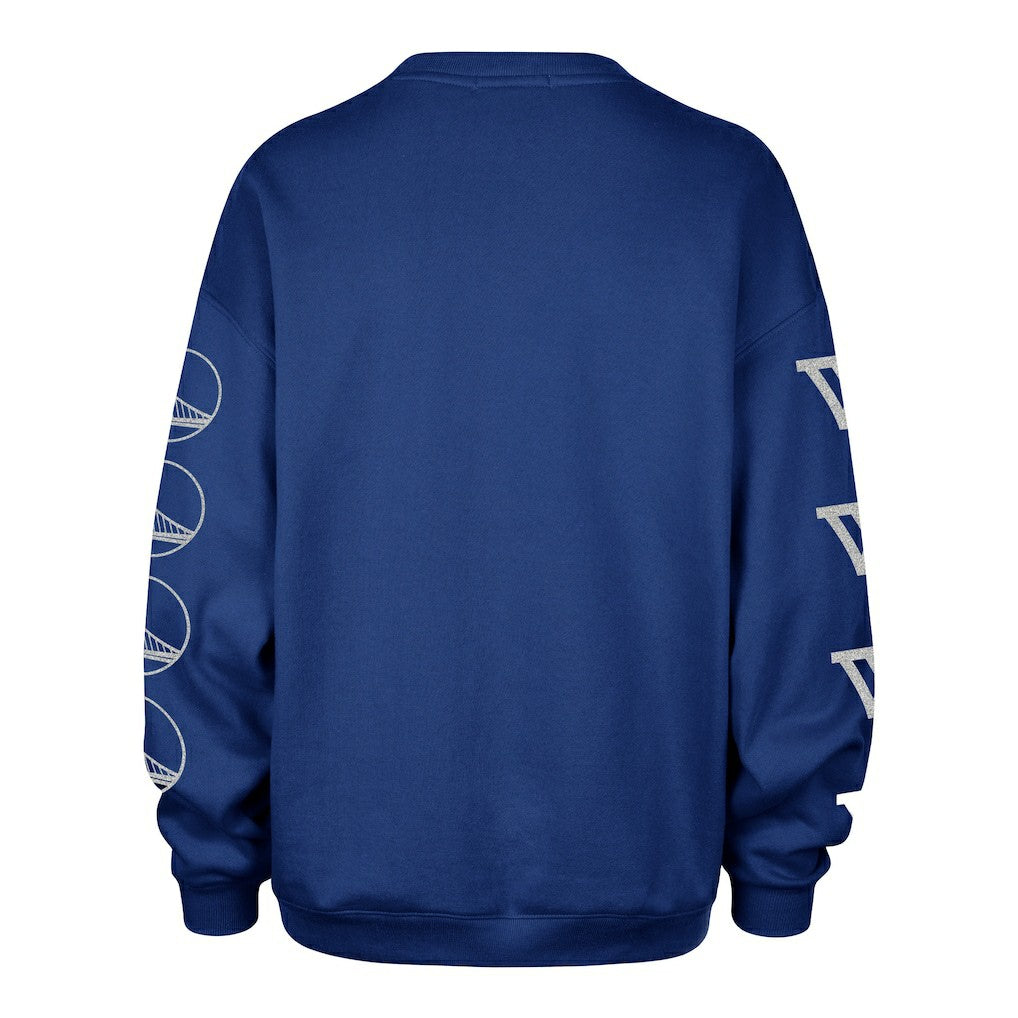 Golden State Warriors '47 Women's Go Big Oversized Sweatshirt sale - Royal for sale