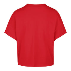 Chicago Bulls '47 Women's Elation Oversized Notch Neck T-Shirt sale - Red discount