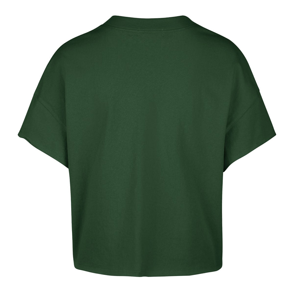 Milwaukee Bucks '47 Women's Elation Oversized Notch Neck T-Shirt - Hunter Green on sale