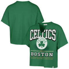 Boston Celtics '47 Women's Elation Oversized Notch Neck T-Shirt - Kelly Green online