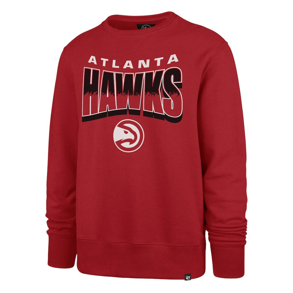 Atlanta Hawks '47 Unisex Brush By Headline Crewneck Sweatshirt - Red on sale