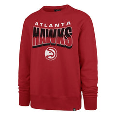 Atlanta Hawks '47 Unisex Brush By Headline Crewneck Sweatshirt - Red on sale