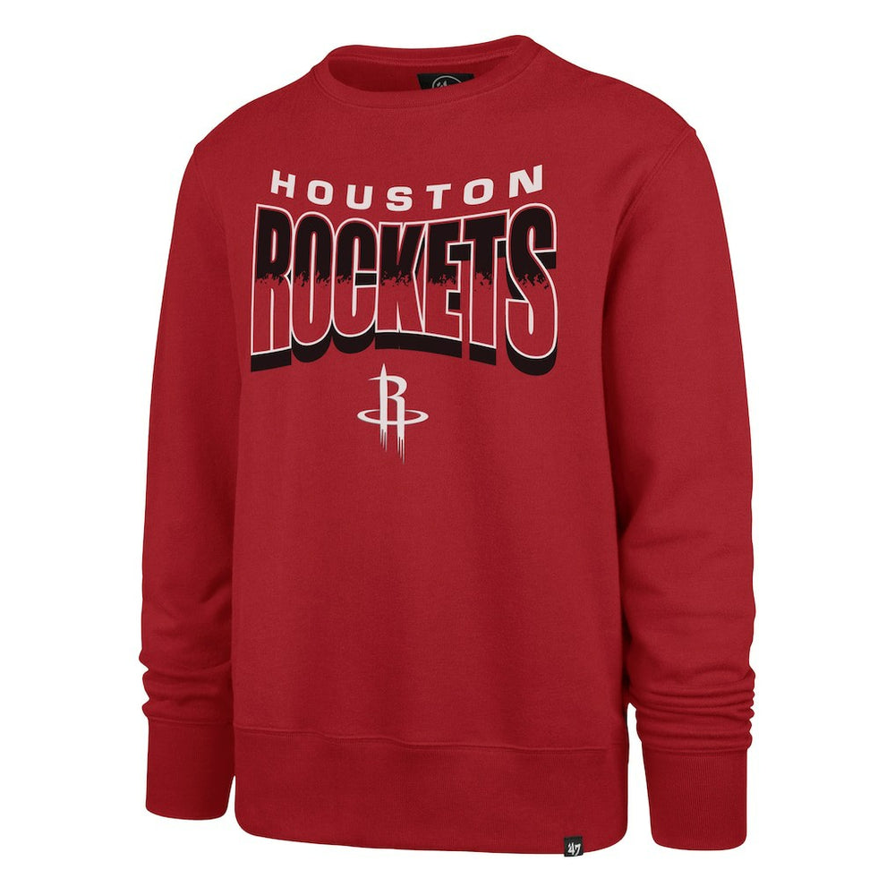 Houston Rockets '47 Unisex Brush By Headline Crewneck Sweatshirt sale - Red shop