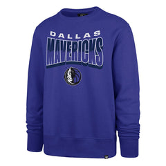 Dallas Mavericks '47 Unisex Brush By Headline Crewneck Sweatshirt sale - Blue on sale