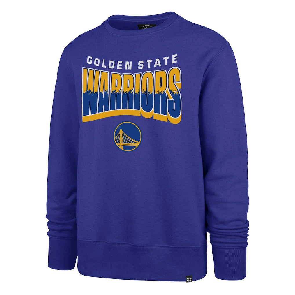 Golden State Warriors '47 Unisex Brush By Headline Crewneck Sweatshirt sale - Royal outlet