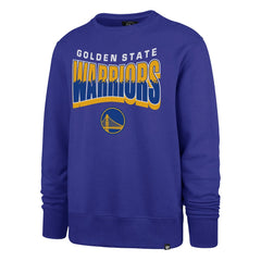 Golden State Warriors '47 Unisex Brush By Headline Crewneck Sweatshirt sale - Royal outlet