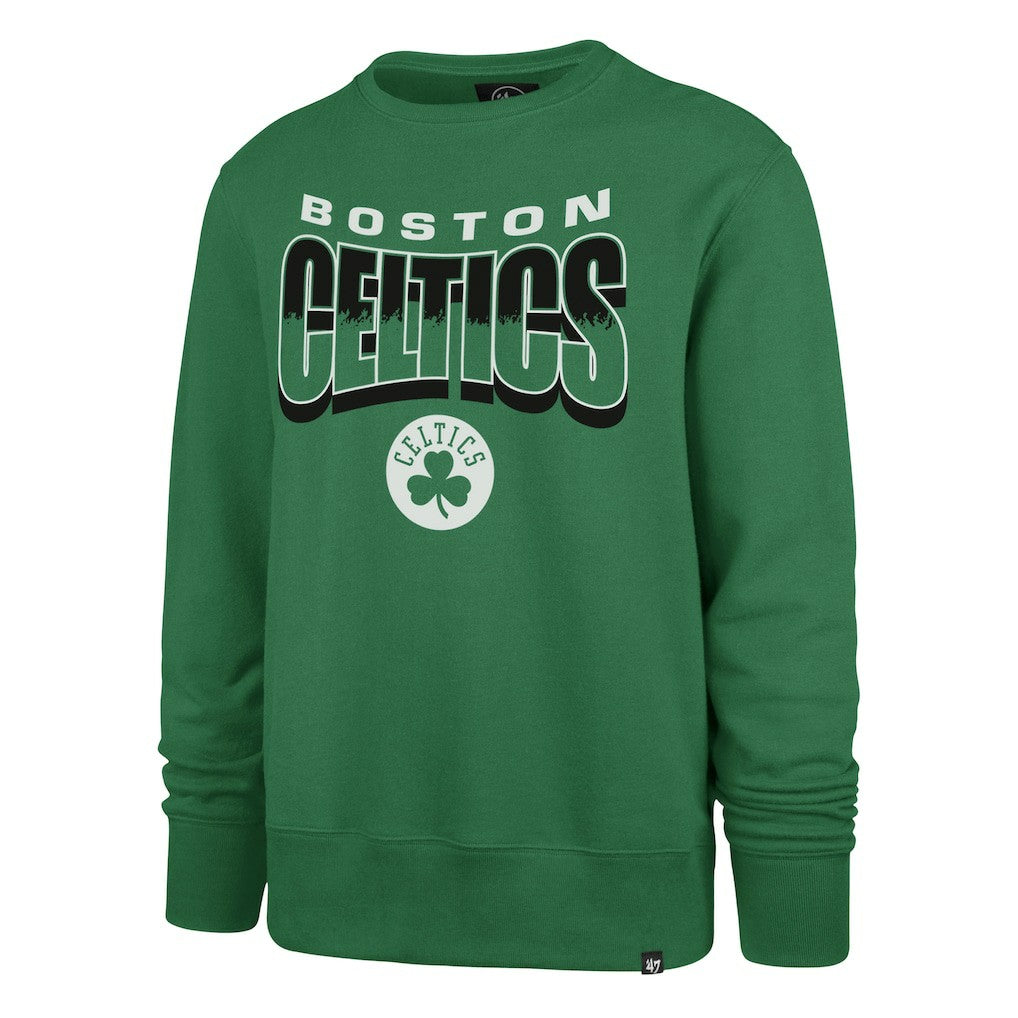 Boston Celtics '47 Unisex Brush By Headline Crewneck Sweatshirt - Kelly Green for sale