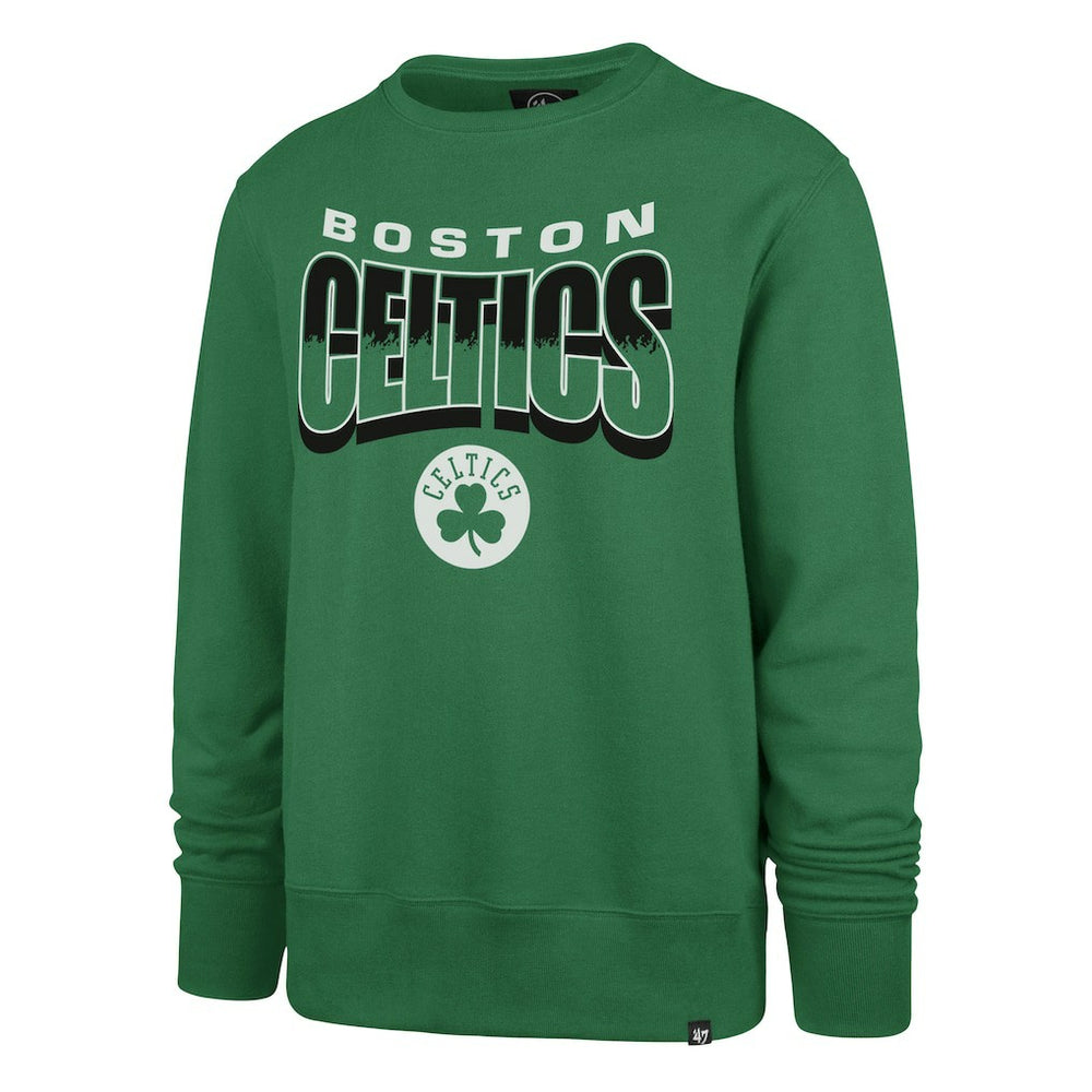 Boston Celtics '47 Unisex Brush By Headline Crewneck Sweatshirt - Kelly Green for sale