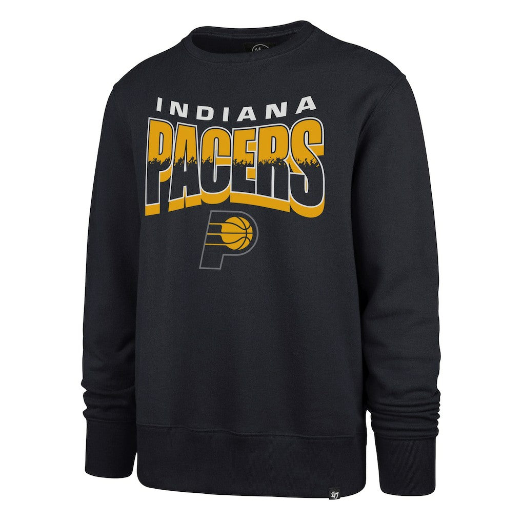 Indiana Pacers '47 Unisex Brush By Headline Crewneck Sweatshirt - Navy cheap