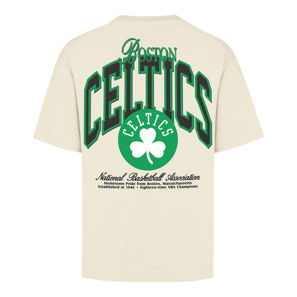 Boston Celtics '47 Unisex Crossover Collection Foundation Pocket T-Shirt - Cream on sale