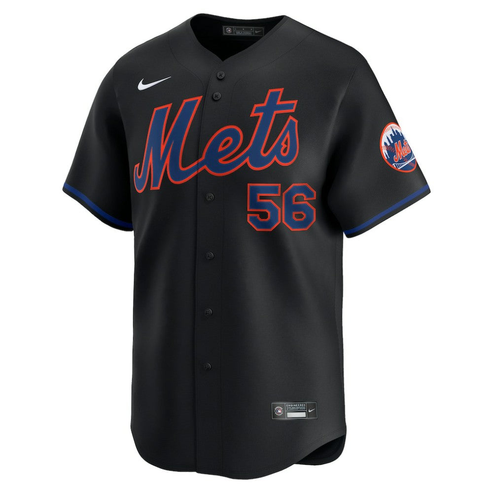 Ryan Helsley New York Mets Alternate Limited Player Jersey Black