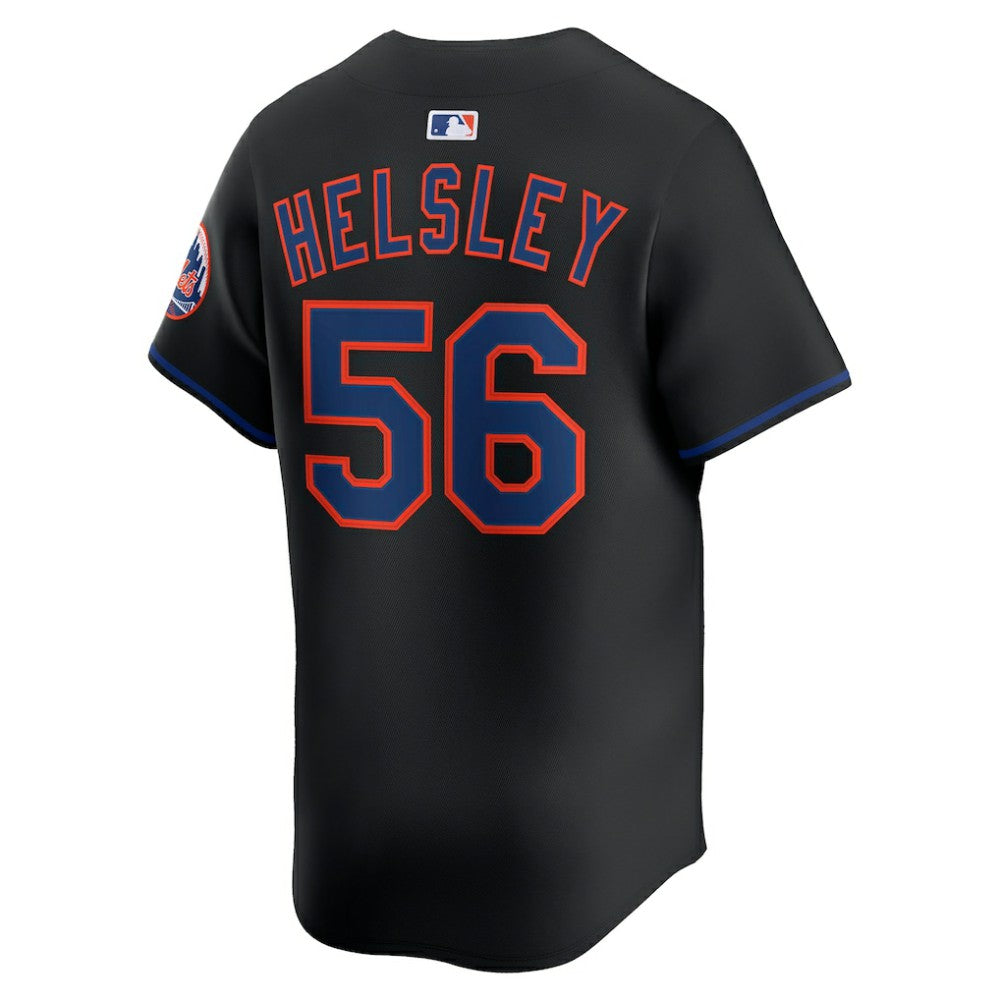 Ryan Helsley New York Mets Alternate Limited Player Jersey Black