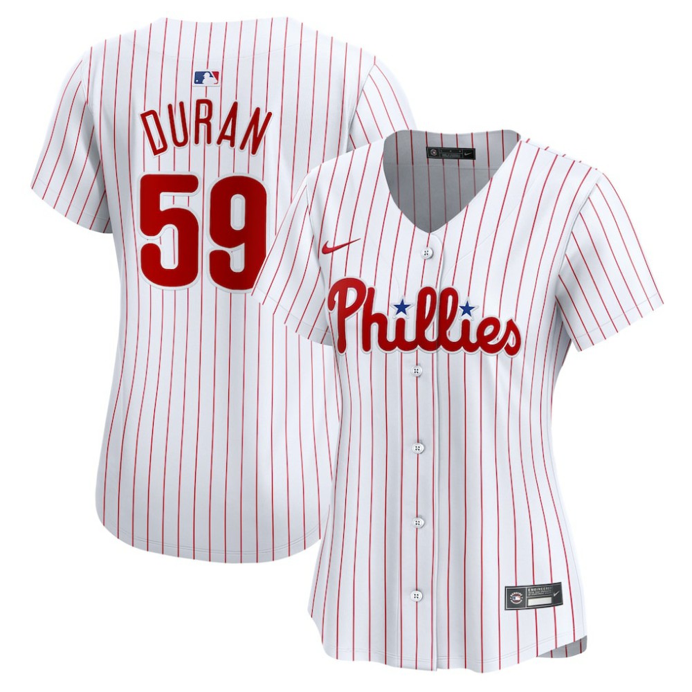 Jhoan Duran Philadelphia Phillies Women's Home Limited Player Jersey White
