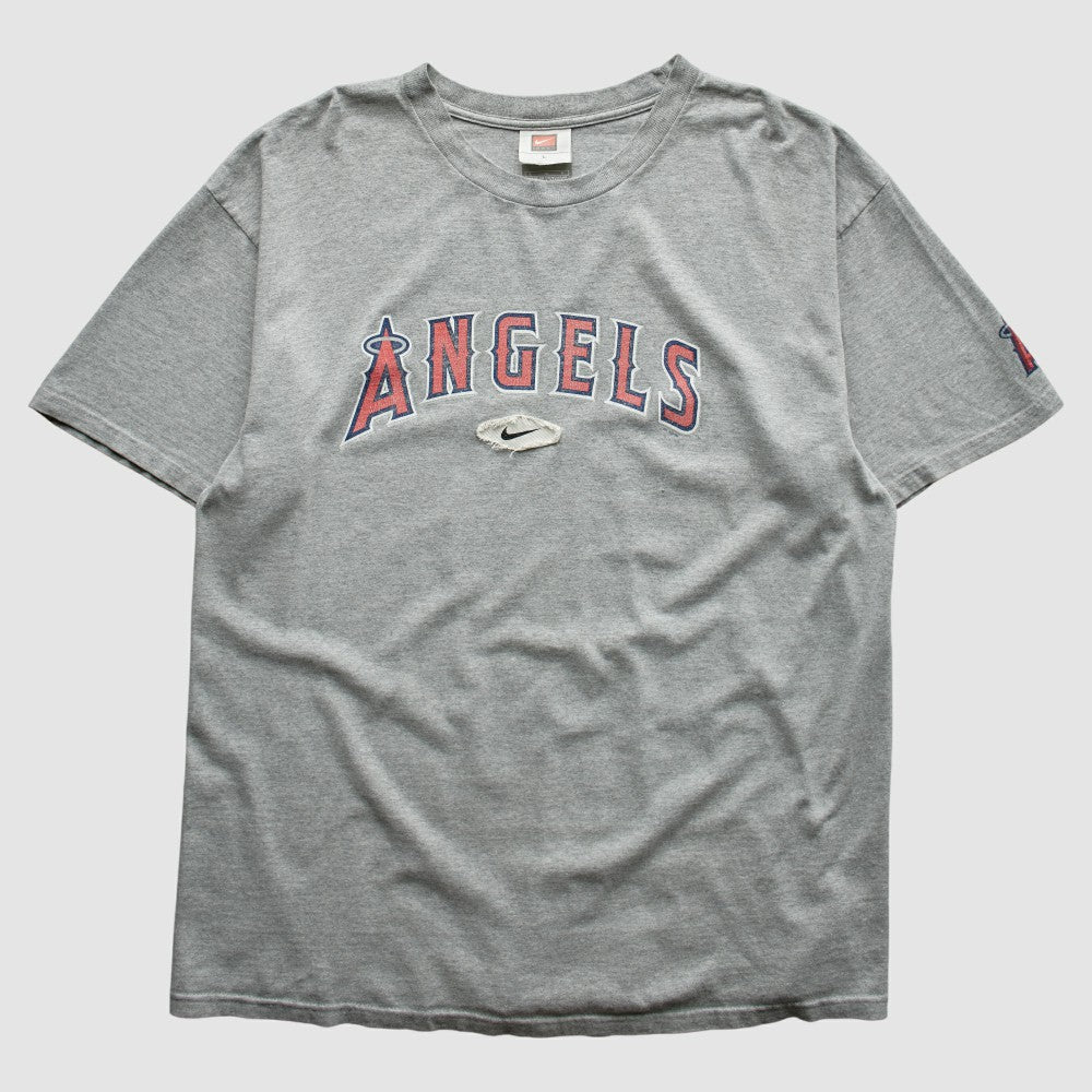 Los Angeles Angels 2000s T-Shirt Gray Vintage