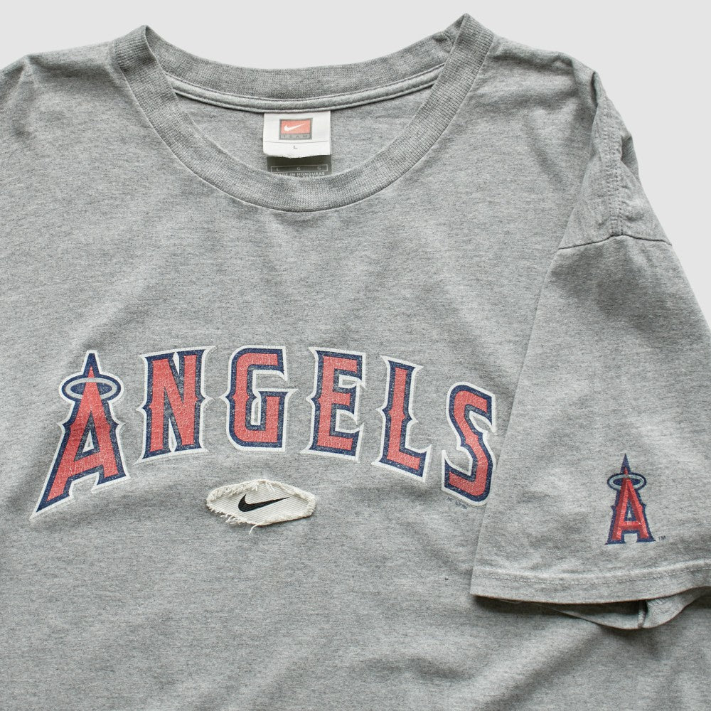 Los Angeles Angels 2000s T-Shirt Gray Vintage