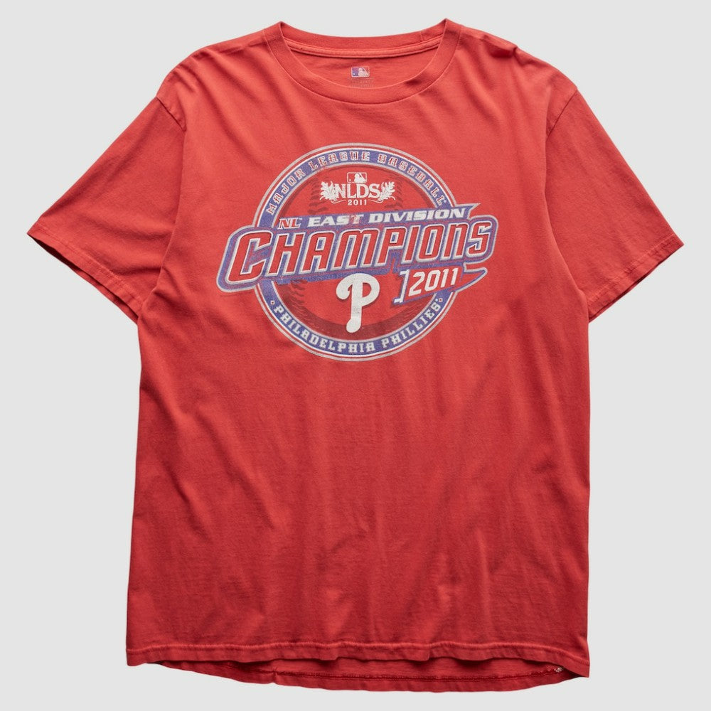 Philadelphia Phillies 2011 T-Shirt Red Vintage