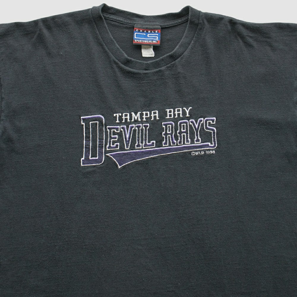 Tampa Bay Rays 1998 T-Shirt Black Vintage