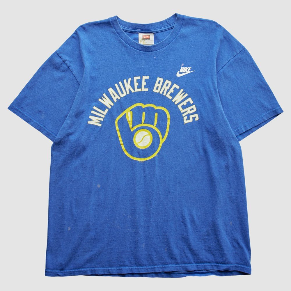 Milwaukee Brewers 2000s T-Shirt Blue Vintage
