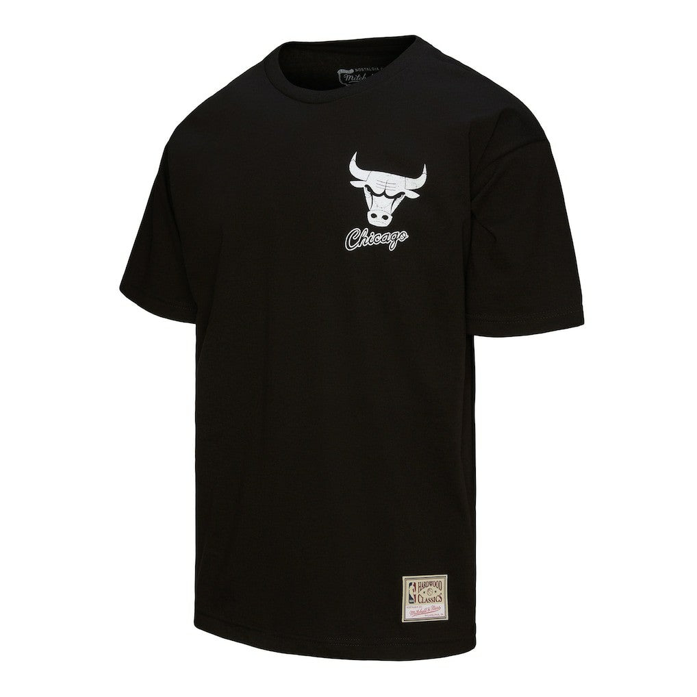 Chicago Bulls Hardwood Classics Overlap T-Shirt sale - Black outlet