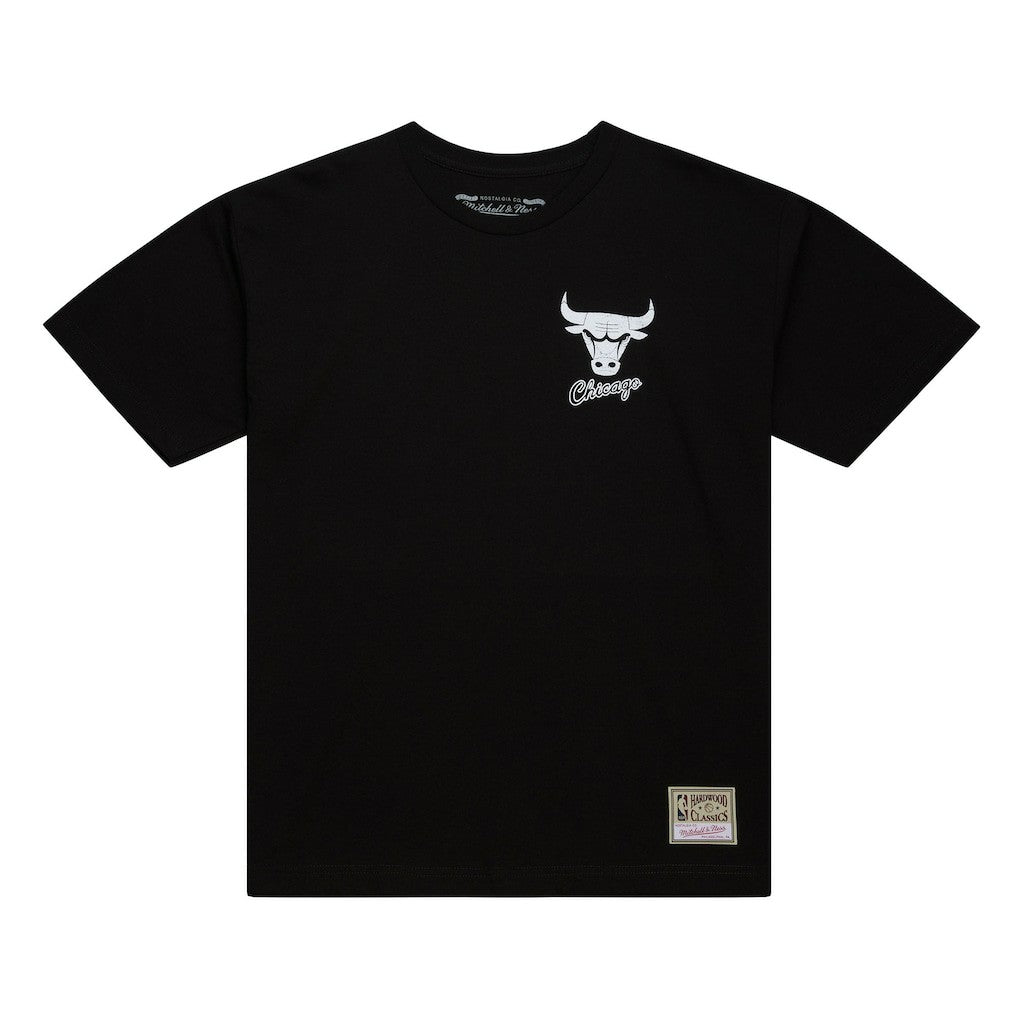 Chicago Bulls Hardwood Classics Overlap T-Shirt sale - Black outlet