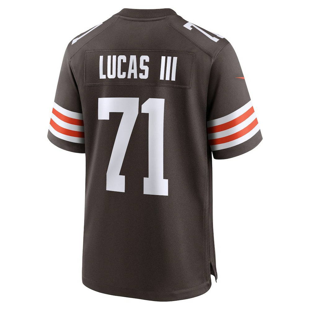 Cornelius Lucas Cleveland Browns Team Game Jersey - Brown for sale