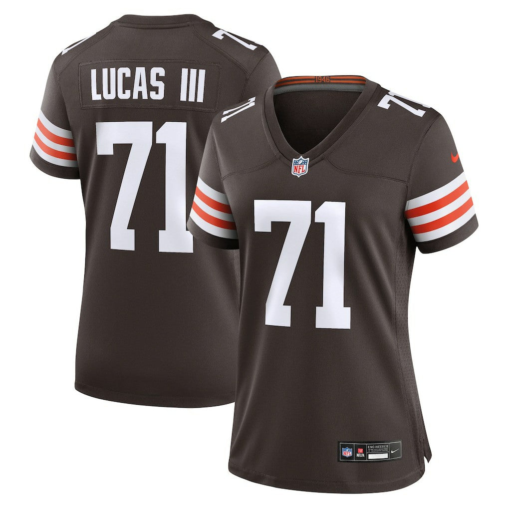 Cornelius Lucas Cleveland Browns Women's Team Game Jersey - Brown online