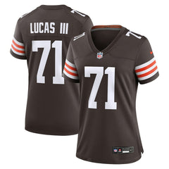 Cornelius Lucas Cleveland Browns Women's Team Game Jersey - Brown online