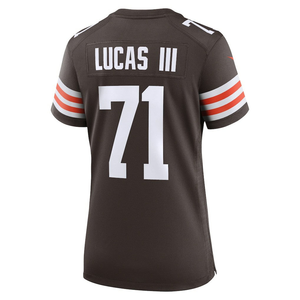 Cornelius Lucas Cleveland Browns Women's Team Game Jersey - Brown online