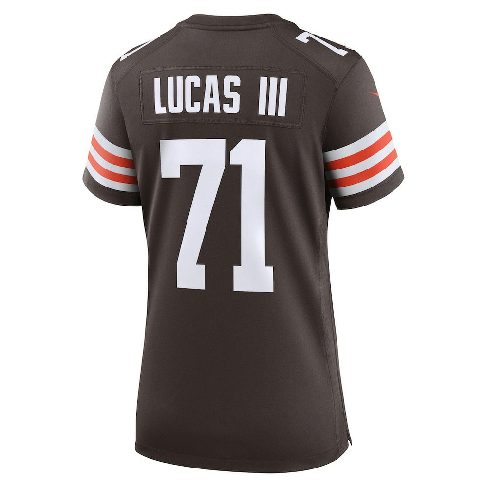 Cornelius Lucas Cleveland Browns Women's Team Game Jersey - Brown online