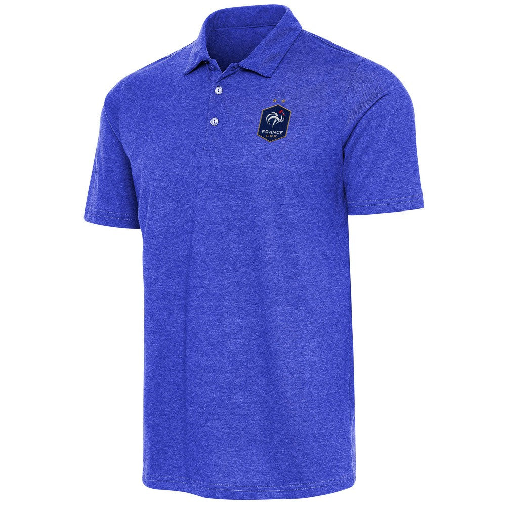 France National Team Antigua Peak Polo - Heather Royal on sale