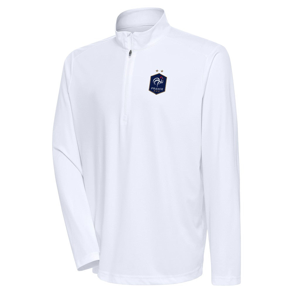 France National Team Antigua Statement Quarter-Zip Pullover - White outlet