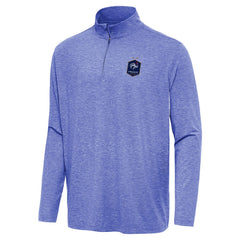 France National Team Antigua Master Quarter-Zip Pullover - Heather Royal on sale