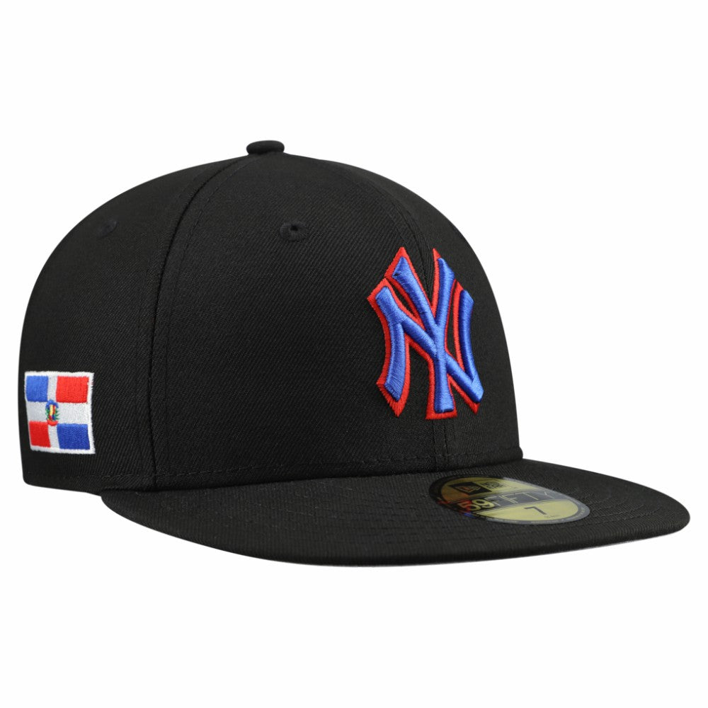 New York Yankees Dominican Republic 59FIFTY Fitted Hat Black