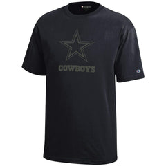 Dallas Cowboys Champion Youth Tonal T-Shirt - Black on sale