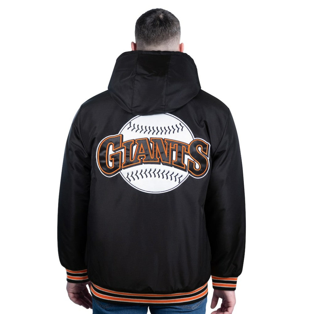 San Francisco Giants Starter Pro Polyfilled Full-Zip Jacket Black