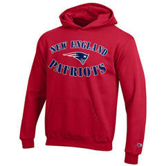 New England Patriots Champion Youth Powerblend Fleece Hoodie - Red sale