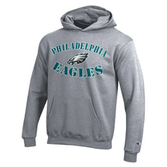 Philadelphia Eagles Champion Youth Powerblend Fleece Hoodie - Gray online