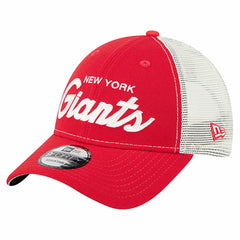 New York Giants New Era Apple Trucker 9FORTY Adjustable Hat - Red online