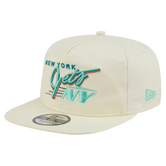 New York Jets New Era Liberty Golfer Adjustable Hat - Cream online